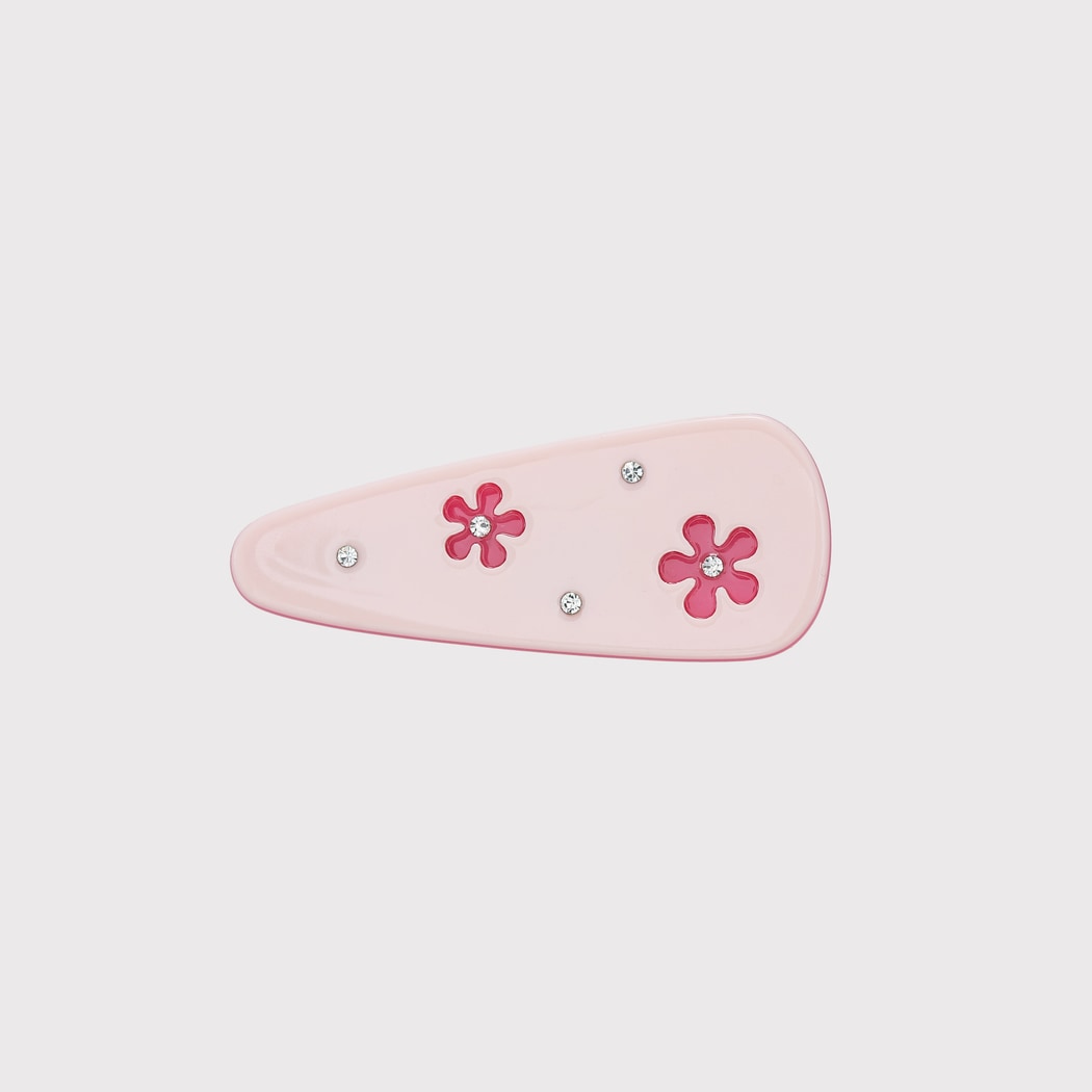 Beau - Gloss Pastel Flower Detail Hair Clip Set