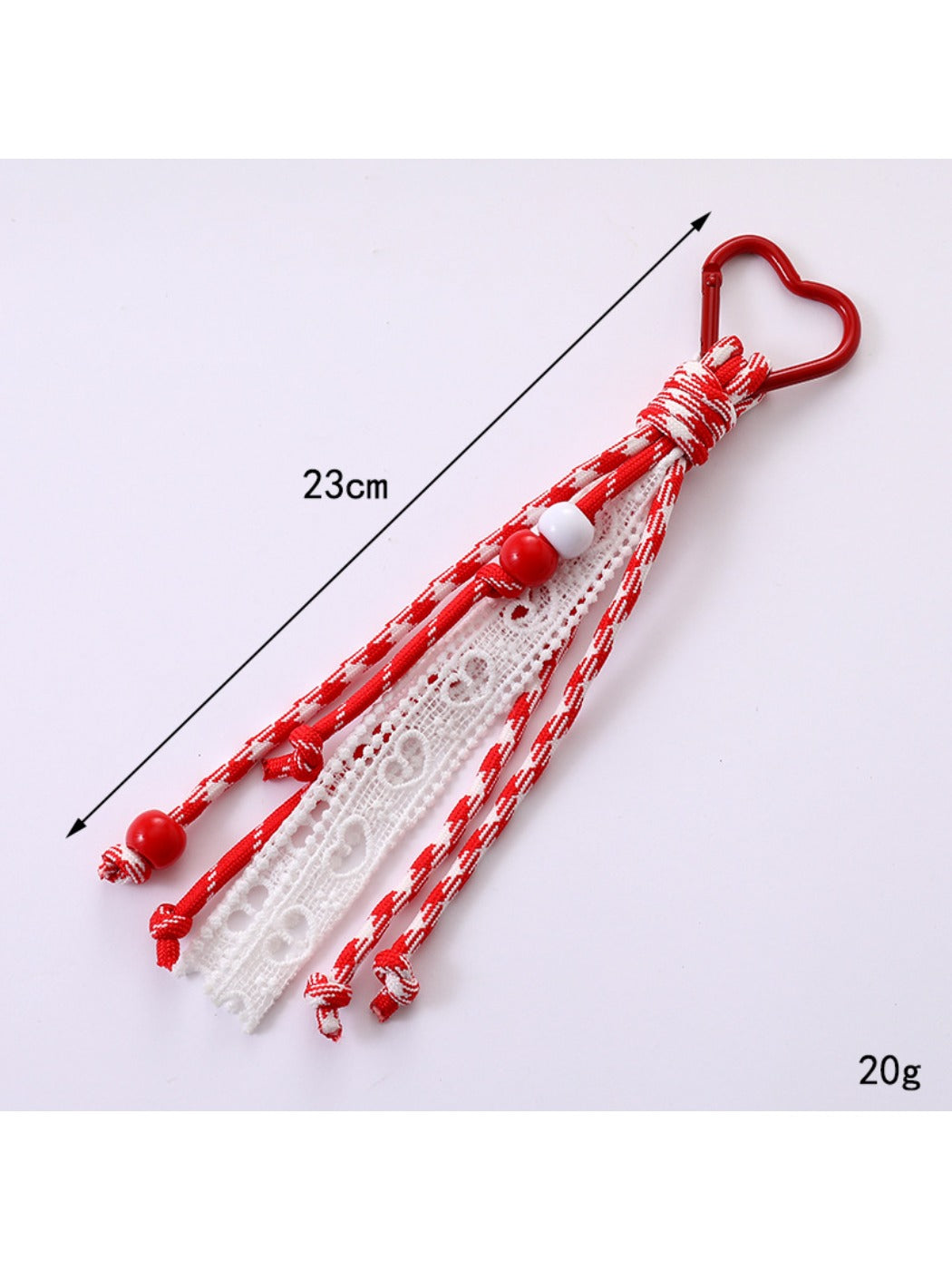 Keypus - Hollowed-Out Lace Charm Keychain