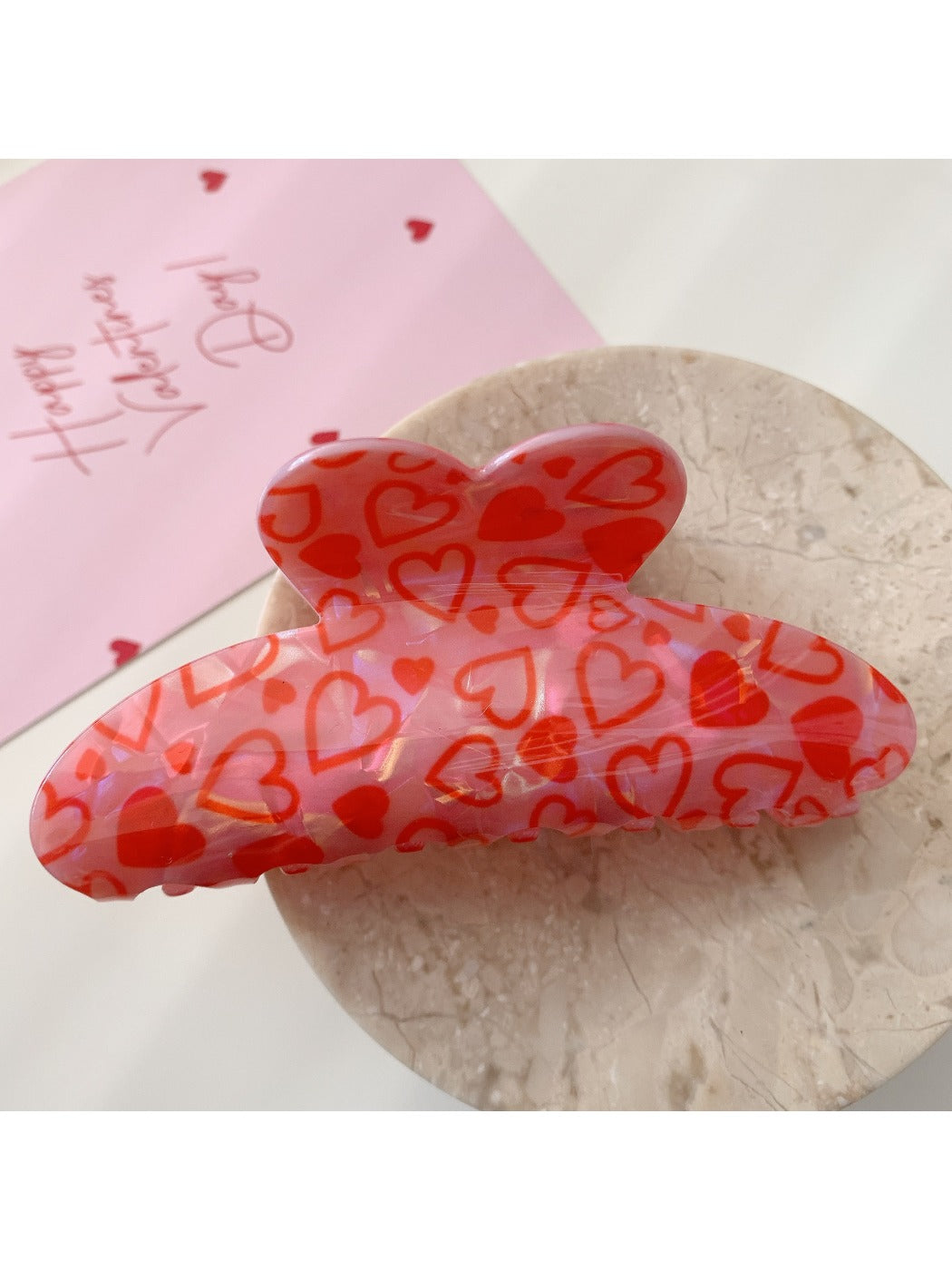 Beau - Sweet Valentine's Day Heart-Shaped Hair Clip