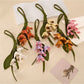 Keypus - Faux Leather Osmanthus Flower Bag Charm