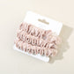 Gifty - Elegant Satin Hair Scrunchies 3 Pack