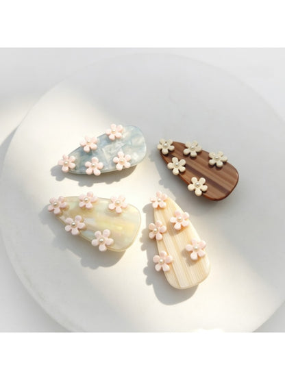 Beau - Acetate Floral Side Styling Hair Clip