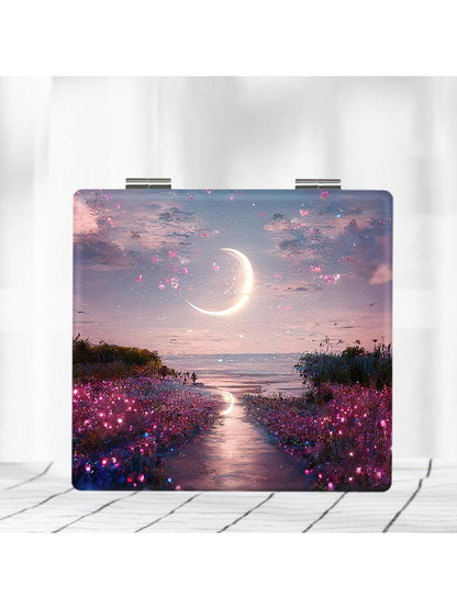 Mirroray - Decorative Starry Sea Portable Pocket Mirror