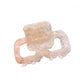 Beau - Geometric Cutout Acetate Fiber Hair Claw Clip