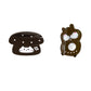 Beau - Cute Mushroom and Squirrel Style Claw Clip