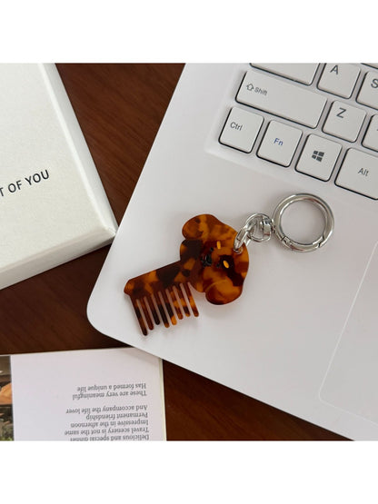 Keypus - Animal Shape Comb Bag Charm Keychain