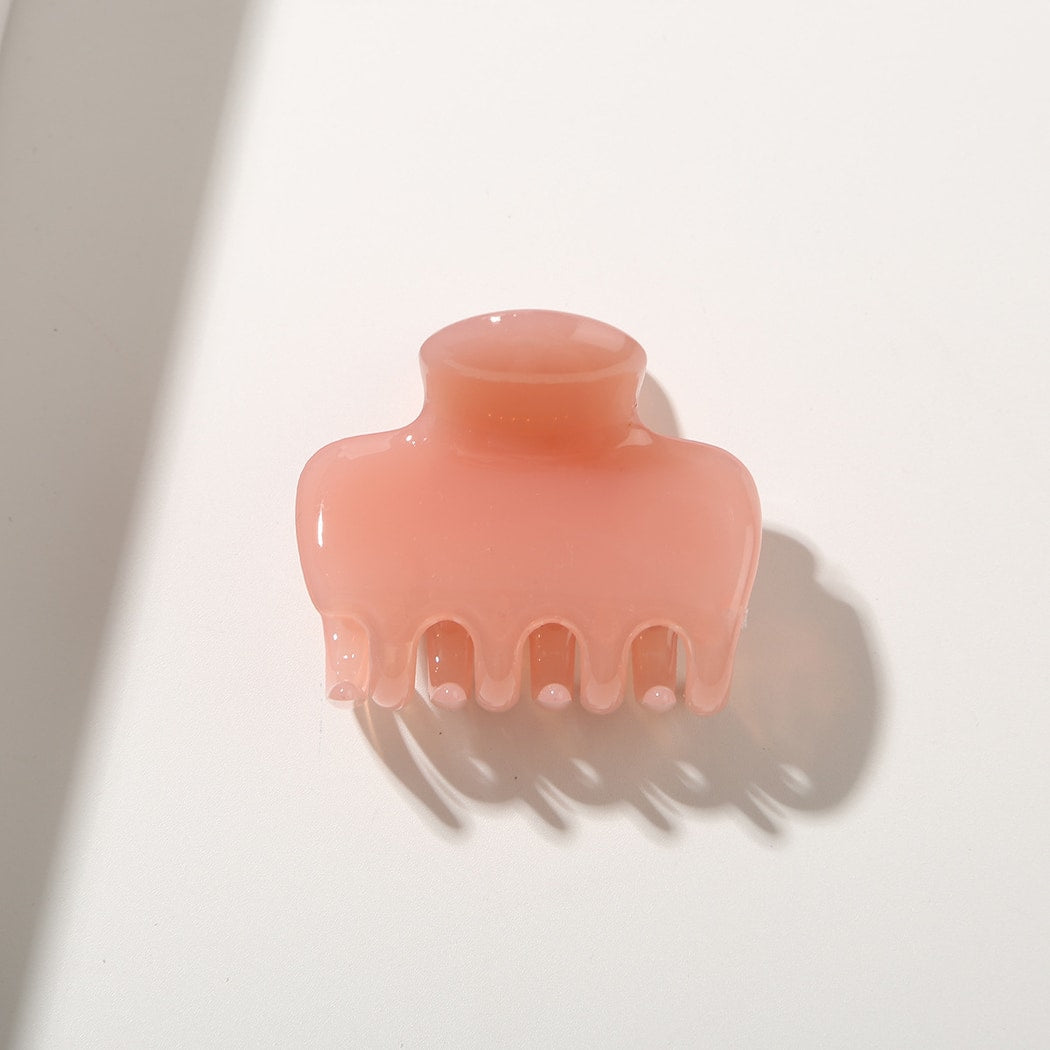 Beau - Simple Glossy Geometric Hair Claw Clip