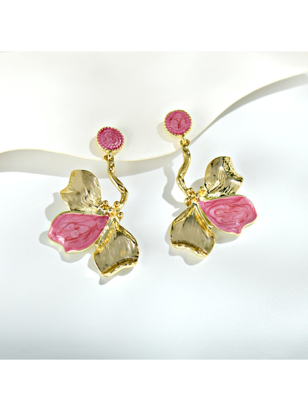 Earedge - Luxe Iris Floral Earrings