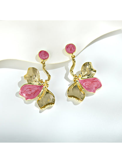 Earedge - Luxe Iris Floral Earrings