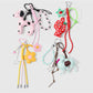Keypus - Y2K Style Mixed Material Bag Pendant Keychain