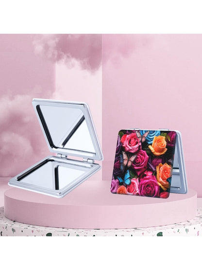 Mirroray - Floral Patterned Square Mirror