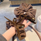 Gifty - Velvet Bow Voluminous Scrunchie