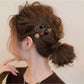 Beau - Color-Blocked Floral Hair Clip Set