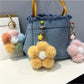 Keypus - Colorful Plush Flower Bag Charm Keychain