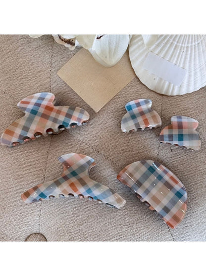 Beau - Delicate Plaid Hair Clip