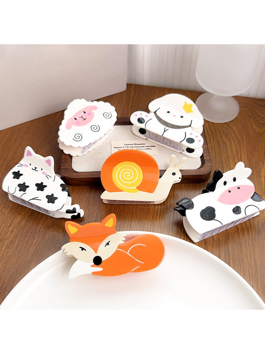 Beau - Cute Acetate Animal Shape Hair Claw Clip