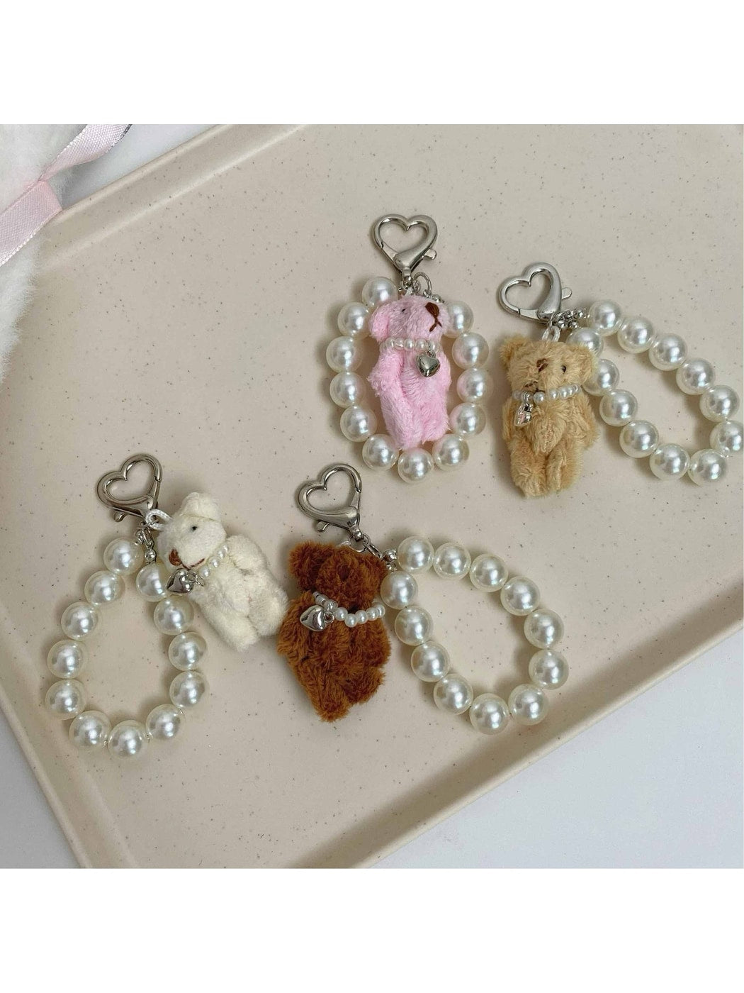 Keypus - Polyester Plush Bear Accessory Keychain
