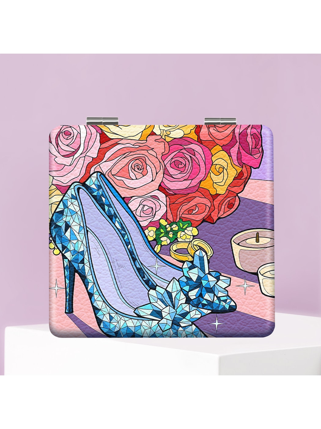 Mirroray - Party Theme Cartoon Print Compact Mirror