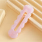 Beau - Colorful Hollowed Out Wave Shaped Hair Clip