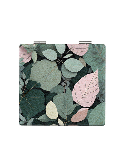 Mirroray - Square Leaf Pattern Portable Folding Mirror
