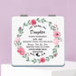Mirroray - Floral Quote Compact Tabletop Makeup Mirror