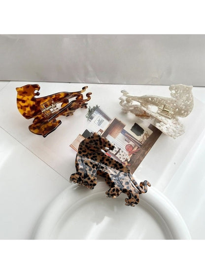 Beau - Standing Leopard Hair Clip