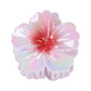 Beau - Gradient Floral Plastic Hair Claw Clip