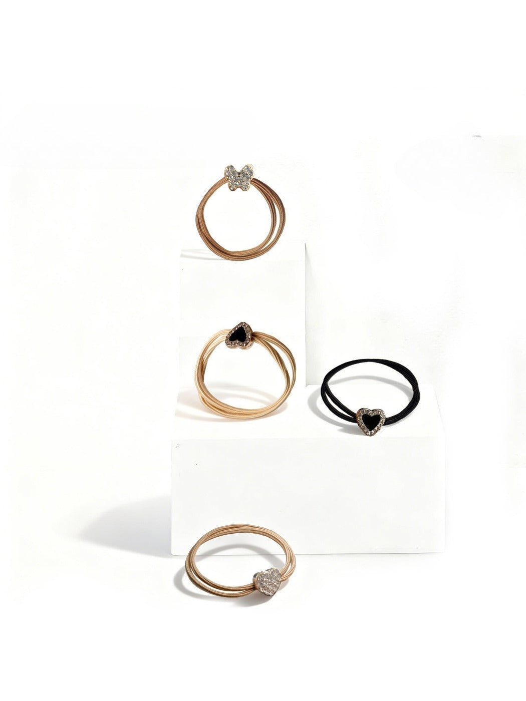 Gifty - Heart Shaped Chic Hair Tie