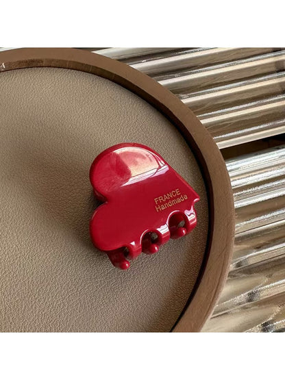 Beau - Minimalist Heart Shaped Acetate Hair Clip