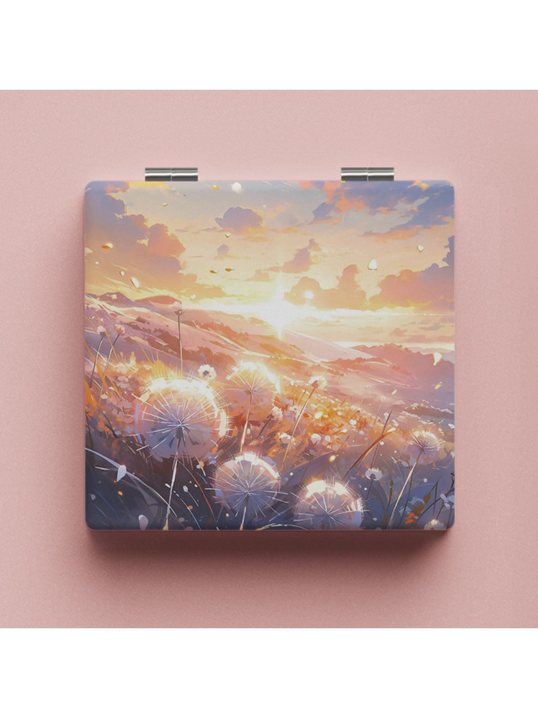 Mirroray - Dandelion Pattern Folding Mirror