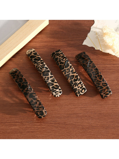 Beau - Vintage Leopard Print Hair Clip