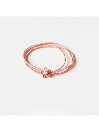 Gifty - Simple Solid Color Flower Shaped Hair Tie
