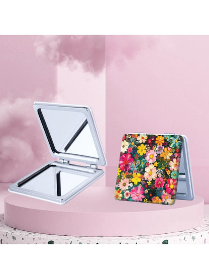 Mirroray - Elegant Floral Pattern Makeup Mirror