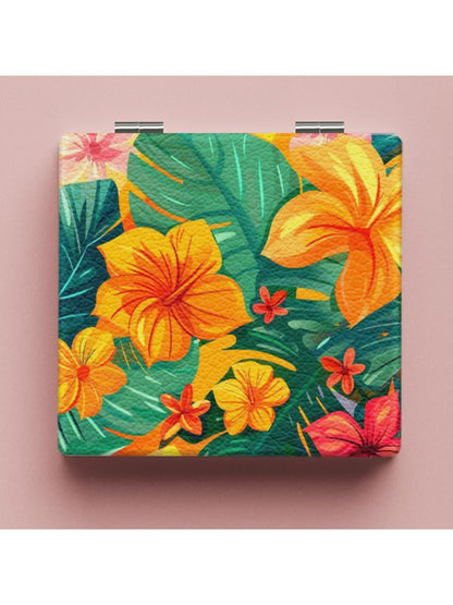 Mirroray - Colorful Flower Portable Makeup Mirror