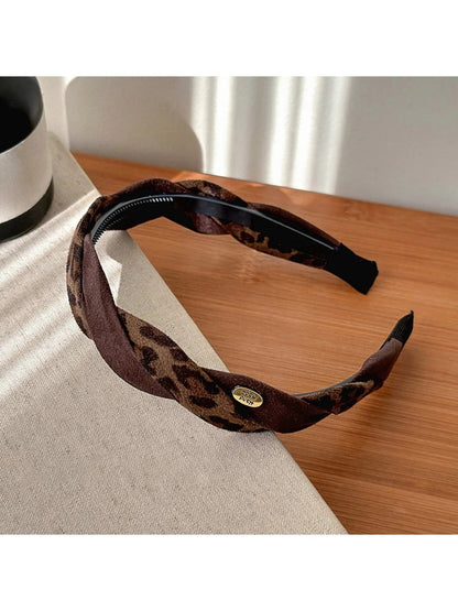 Gifty - Snug Retro Leopard Print Headband