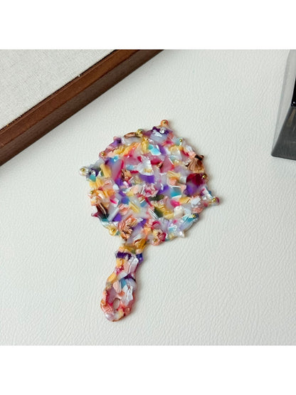 Mirroray - Fashion Pattern Hand-Held Mirror Portable