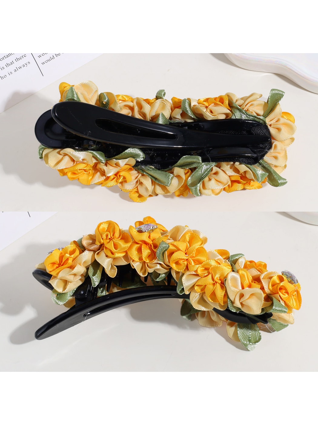 Beau - Sweet Floral Polyester Hair Clip