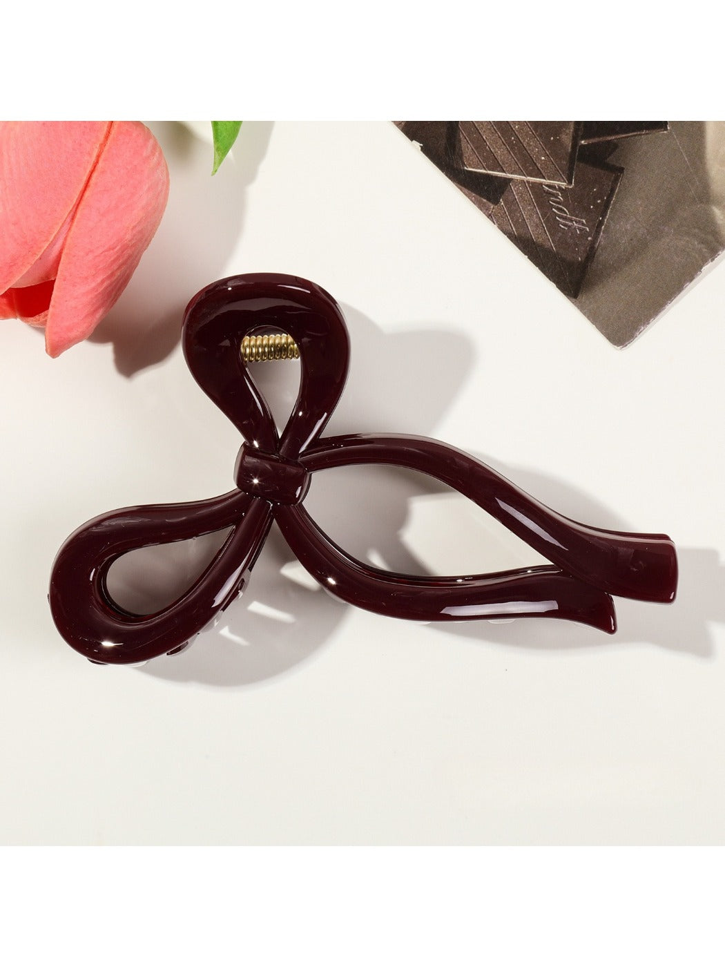 Beau - Large Hollow Out Bow Style Claw Clip