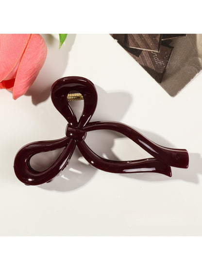 Beau - Large Hollow Out Bow Style Claw Clip