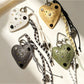 Keypus - Heart Bag Charm with Cord Tassel Keychain