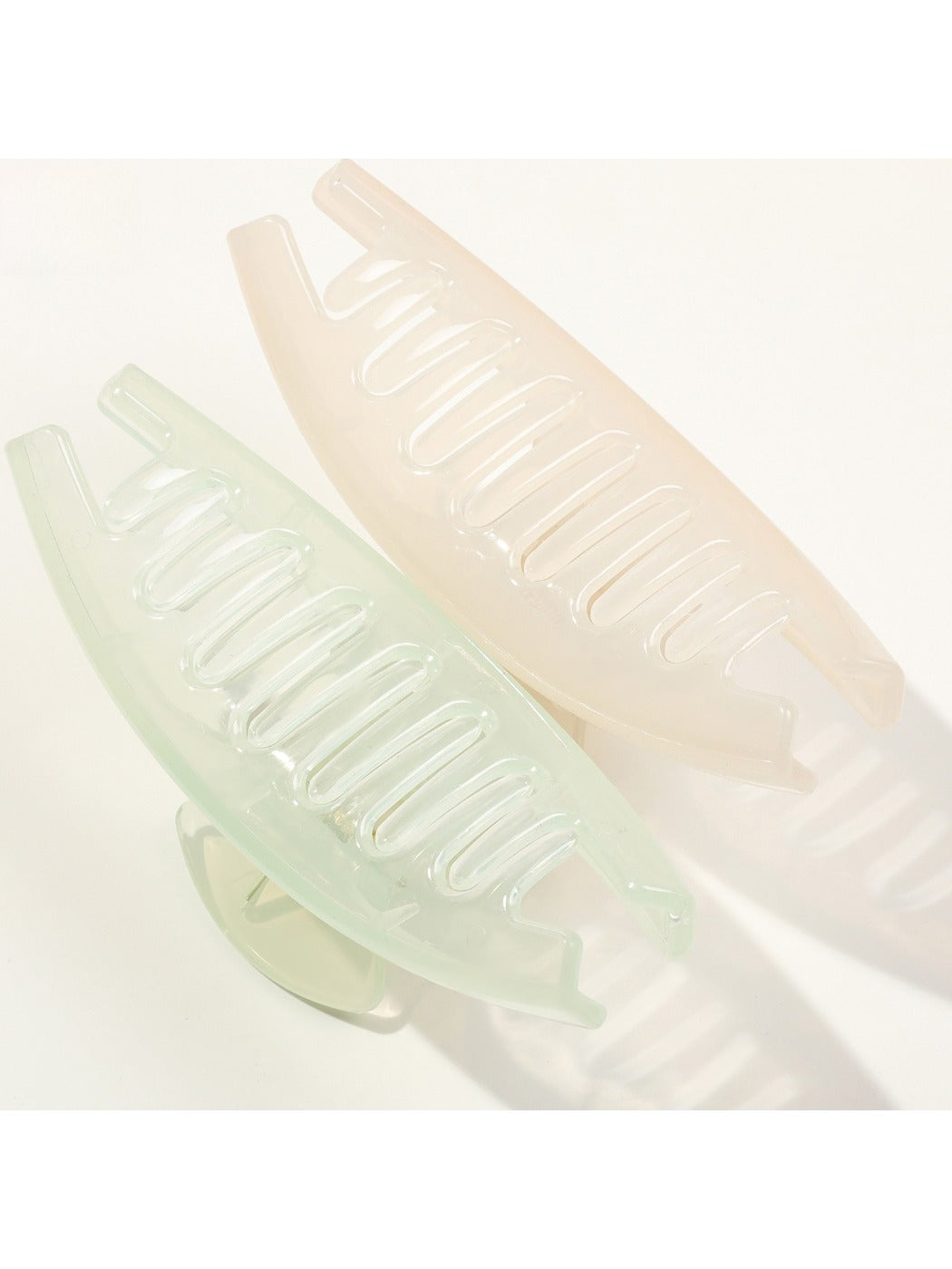 Beau - Straight-Shaped Jelly-Colored Hair Clip