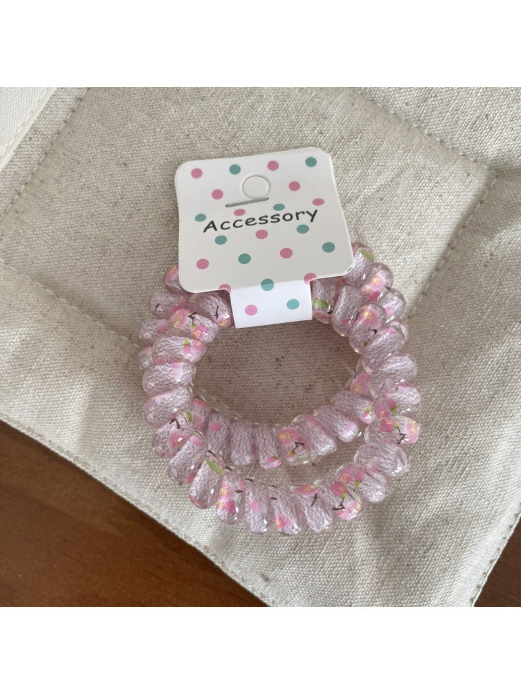 Gifty - Cute Spiral Hair Ties - 2 Pack