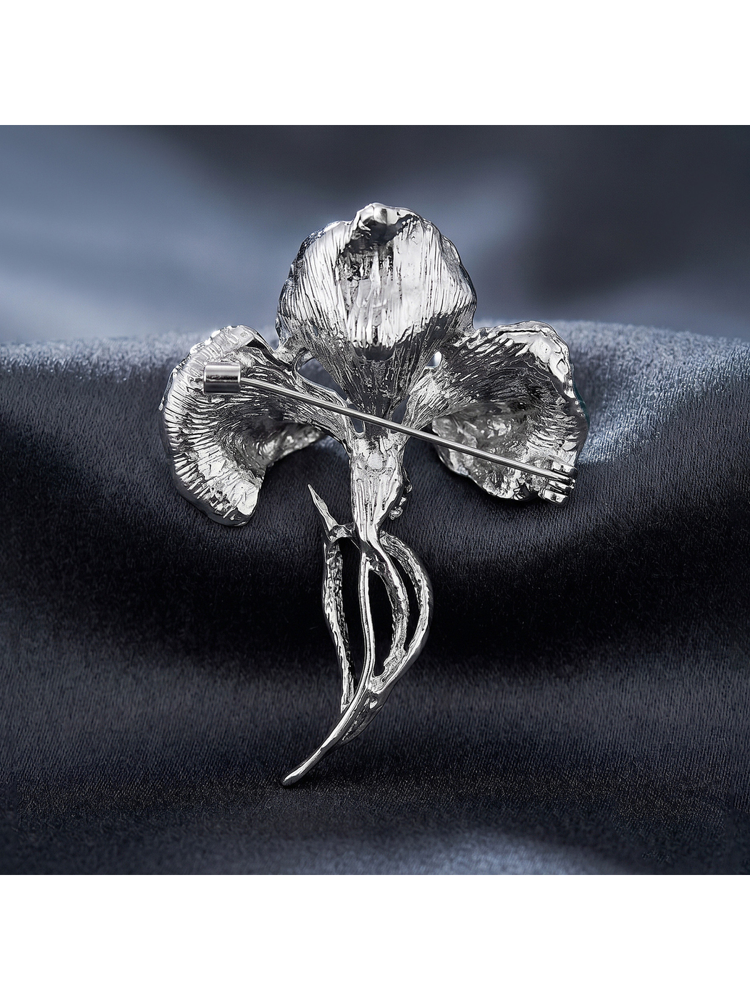 Brovia - Enamel Floral Butterfly Alloy Brooch