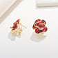 Earedge - Minimalist Camellia Shaped Earrings