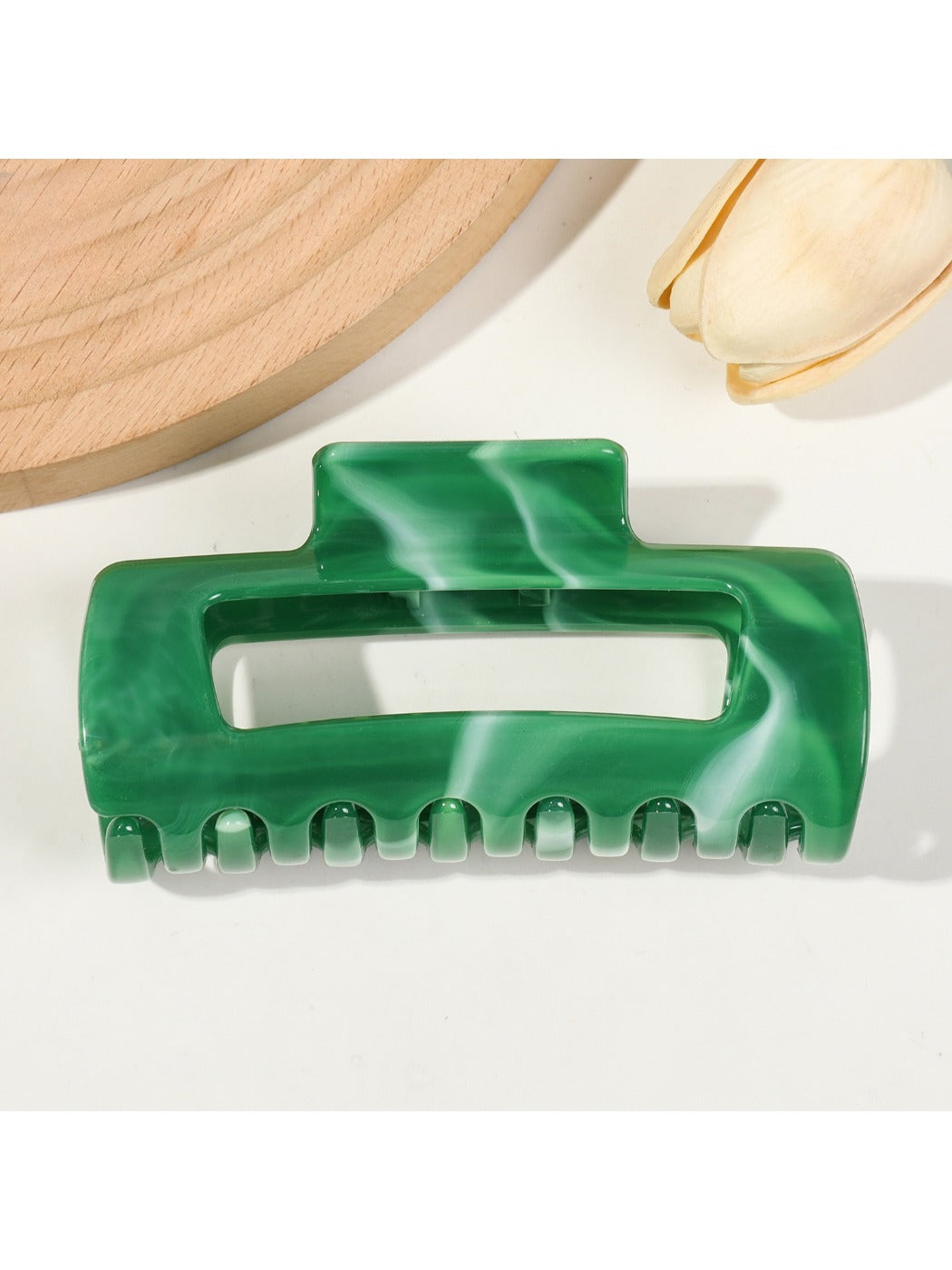 Beau - Round Edge Square Hair Clips