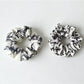 Gifty - Ink Wash Floral Print Polyester Scrunchie