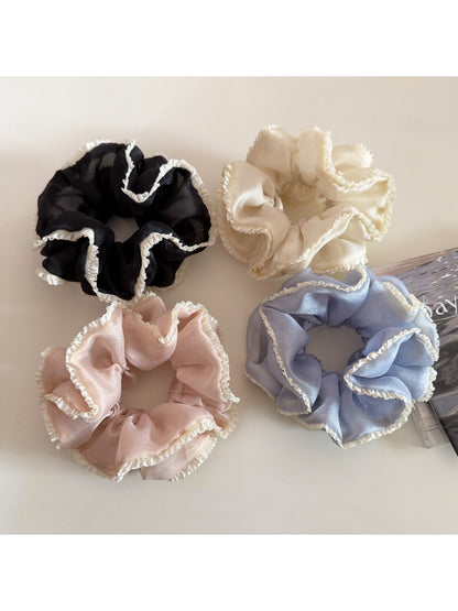 Gifty - Elegant Double Layer Ruched Scrunchie