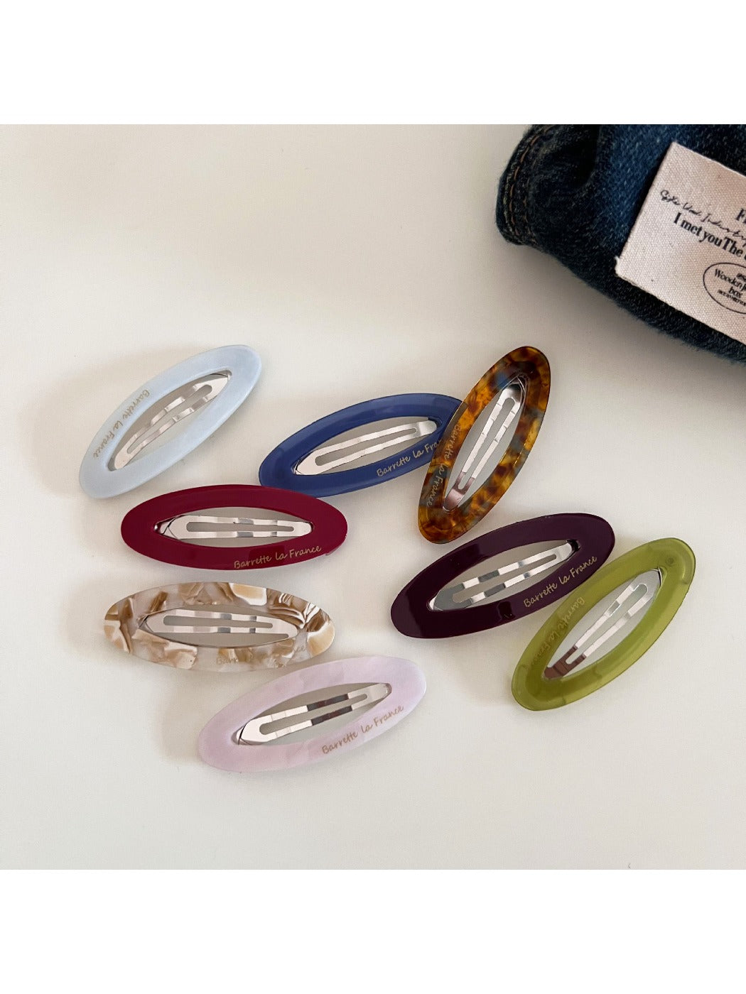 Beau - Vintage Openwork Oval Shaped Hair Clip