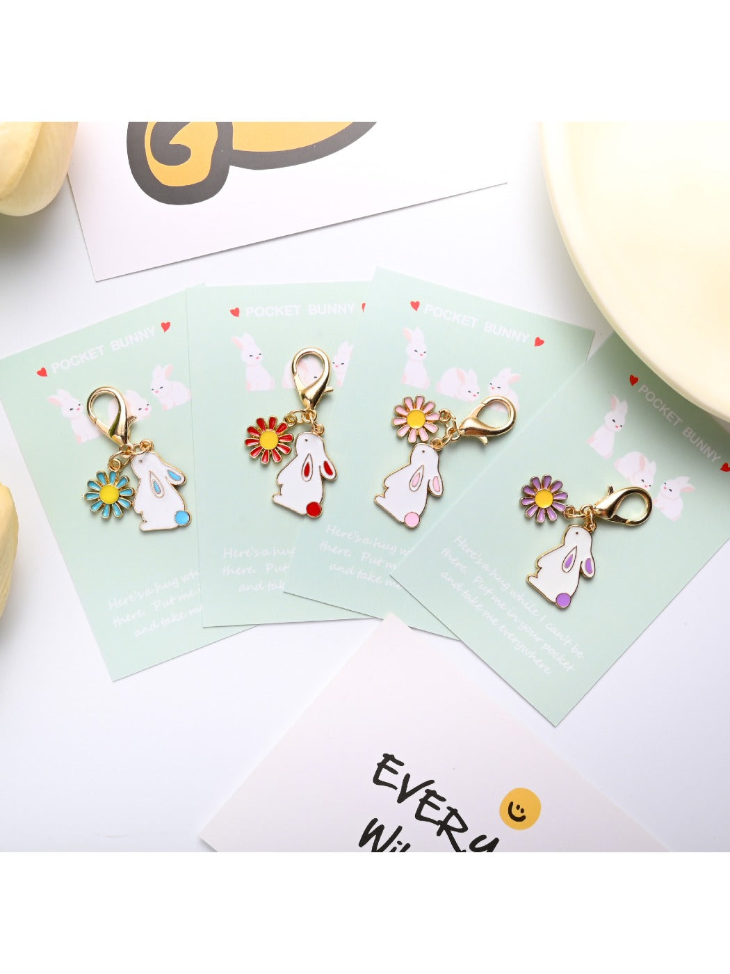 Keypus - Adorable Cartoon Bunny Keychain