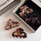 Beau - Acetate Flower Design Detail Claw Clip